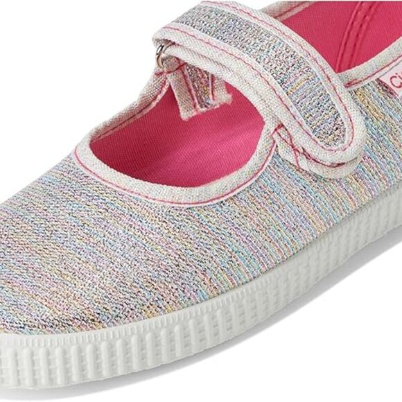 Cienta Kids Shoes Baby Girl's 24013 (Toddler) Silver Sparkle 23 (US 6.5 Toddler) - Picture 7 of 8